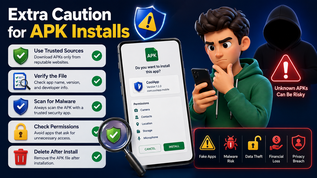 Extra Caution for APK Installs