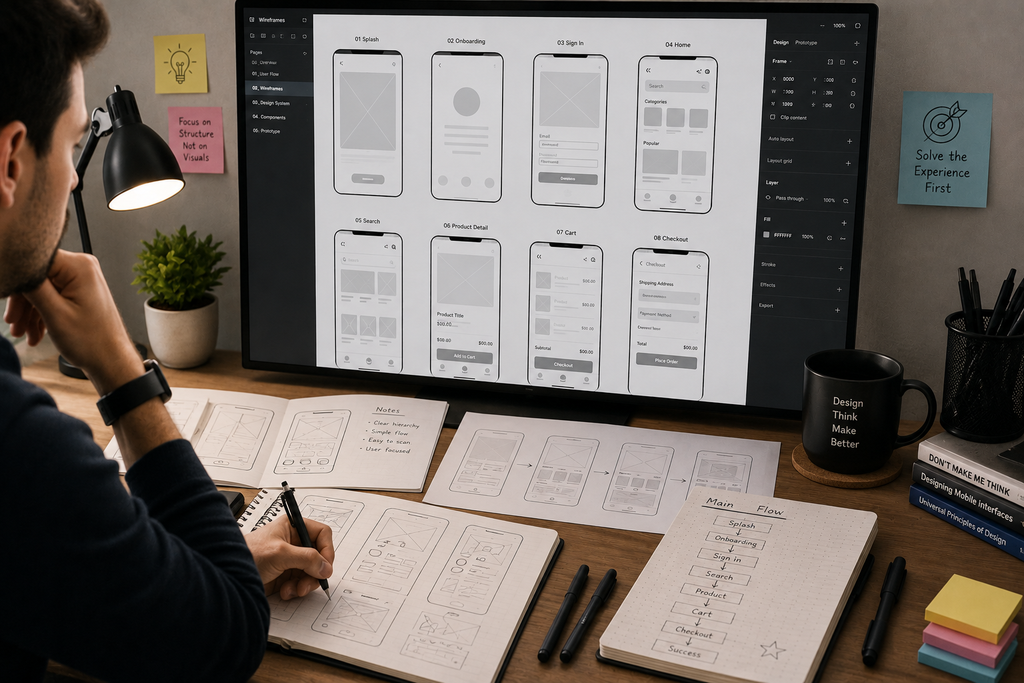 Create Low-Fidelity Wireframes