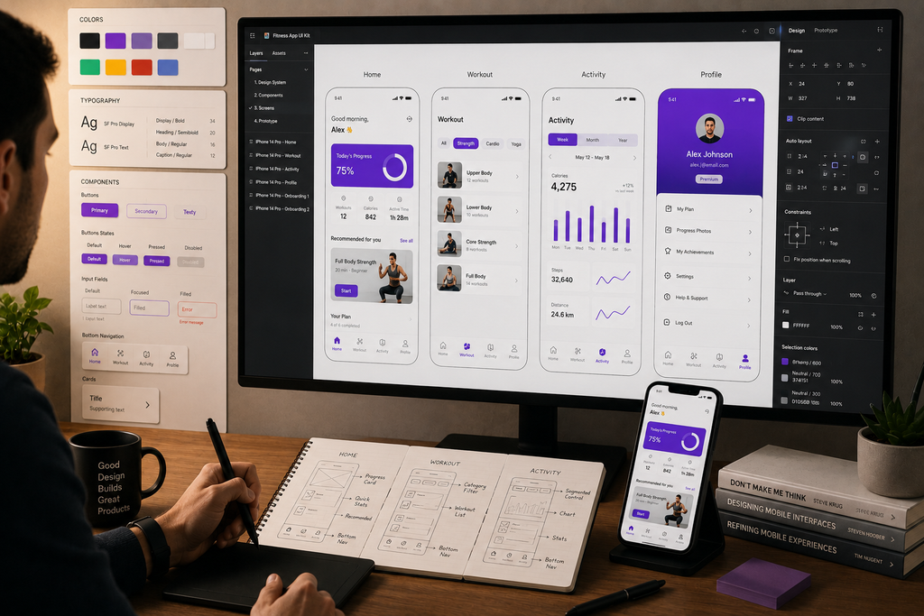Design High-Fidelity UI With Auto Layout