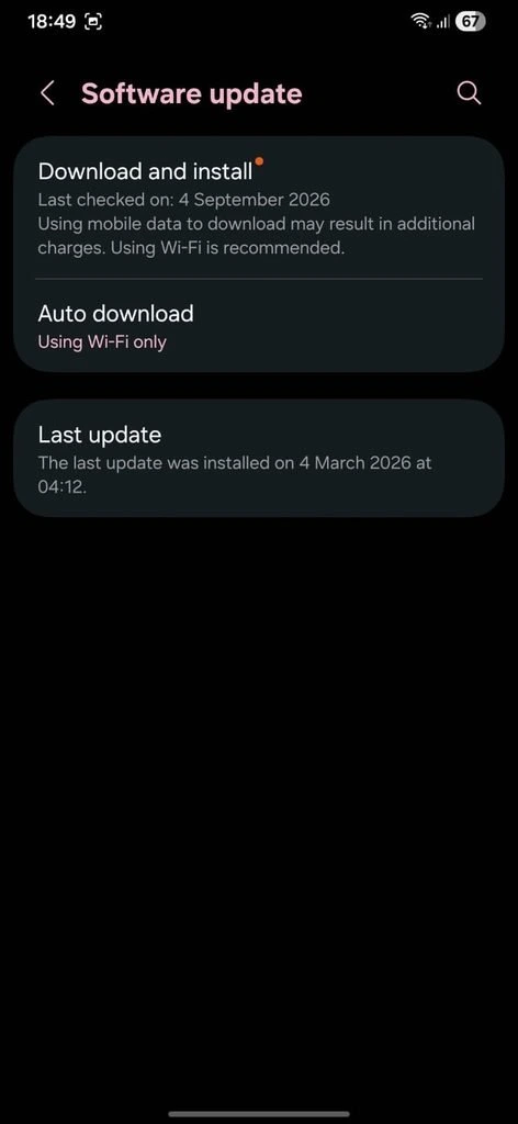 Outdated Software or Pending Updates