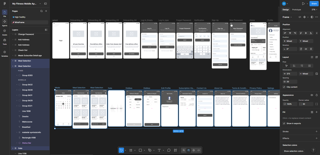 Low-Fidelity Wireframes