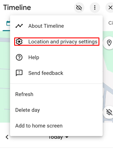 Location and Privacy Settings